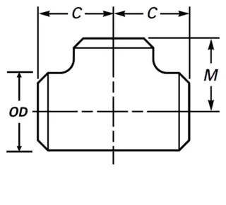 Equal Tee Design Drawing