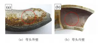 Macroscopic Morphology of Elbow Crack Failure