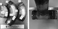Cracking Analysis of Outer Casing Elbow in Nuclear Hydrogen Pipes