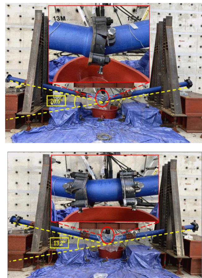 Bending Deformation and Rotation of a Ductile Iron Pipe Push-on Joint Under Vertical Loading