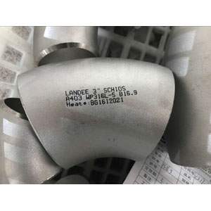 45 Degree LR Seamless Elbow, A403 WP316L, ASME B16.9, DN80