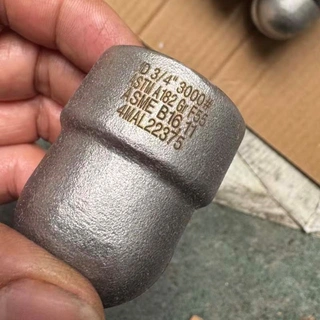 Super Duplex 90°Elbow, ASTM A182 F55, ASME B16.11, 3/4 Inch