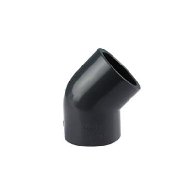 UPVC 45 Degree Elbow, 1/2-8 Inch, ANSI Standard