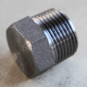 ASTM A105 Hexagon Plug, 3000LB, 3/4 Inch, NPT Ends