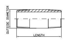 BS EN 10241 Pipe Nipple Design Drawing