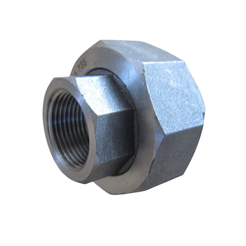Class 6000 LB Hex Union, ASTM A105, 3/4 IN, Galvanized, NPT