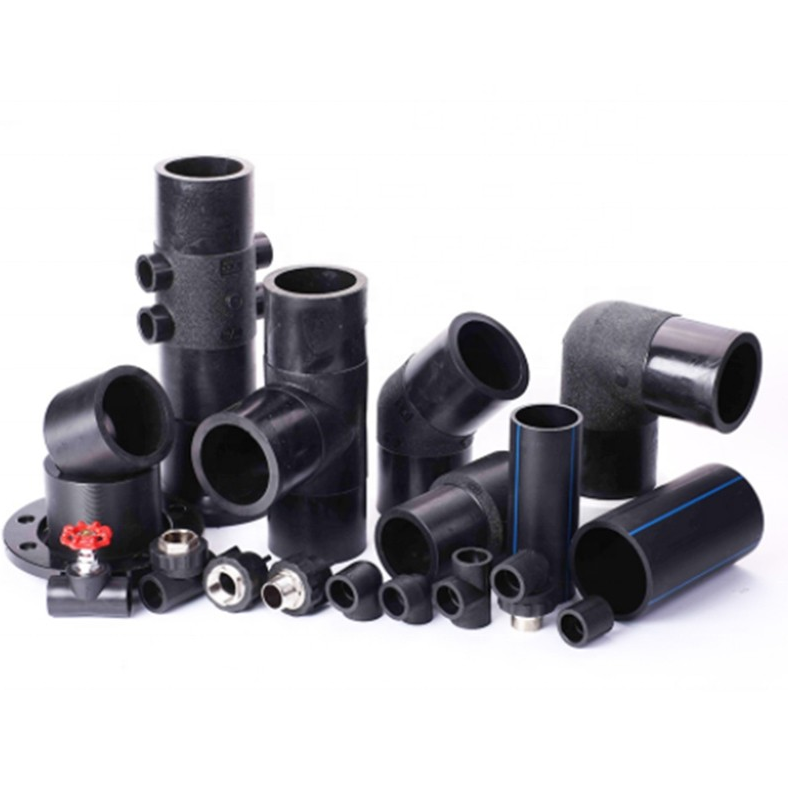 Custom Pipe Fittings, HDPE Plastic, Male/Female, PN10-PN16