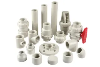 PPH Plastic Pipe Fittings, Tubes, Valves