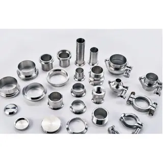 Custom Sanitary Clamps, A182 F304/316/304L/316L, 1/2–10 Inch