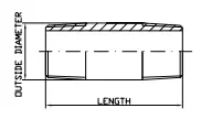 ASTM A733 Pipe Nipple Design Drawing