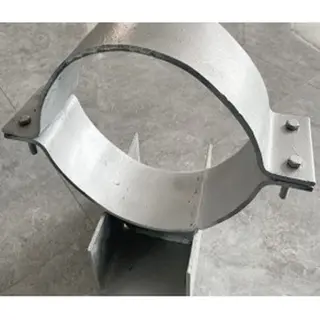 Heavy Duty Pipe Clamp, Carbon Steel, 8-16 Inches, Customized
