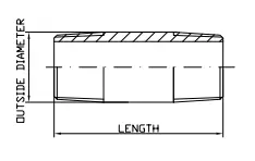 ASTM B687 Pipe Nipple Design Drawing