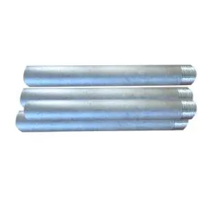 thumbnail interactive-video image 1 of 3/4 Inch Schedule 160 Threaded Pipe Nipple, 4" Long, A106B Seamless Carbon Steel, USA Made 1 of 4