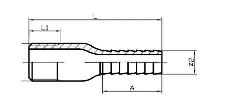 Male Insert Adapter Design Drawing