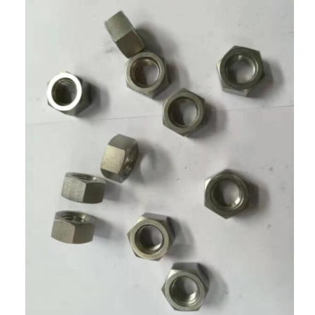 Super Duplex Steel Hexagon Nuts, UNS S32760, M24, ASME