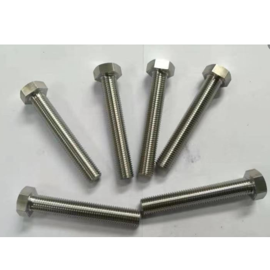 UNS S32760 Hexagon Bolts, Fully Threaded, M24, 100 MM Long