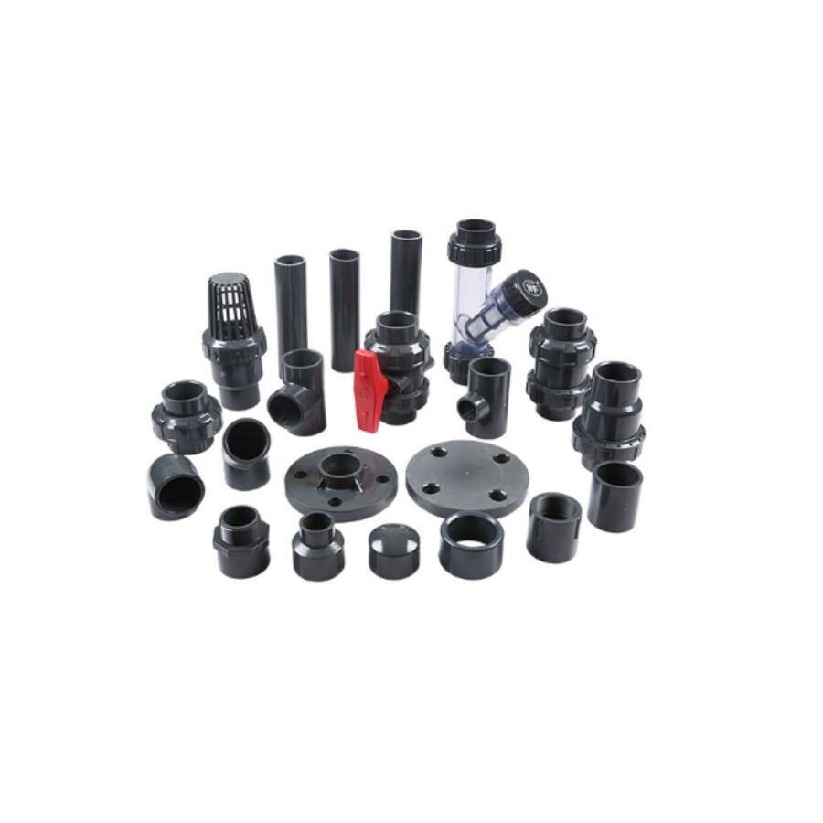 UPVC Pipe Fittings, Tubes, Valves, 1/2 - 6 Inch, DN15-DN160