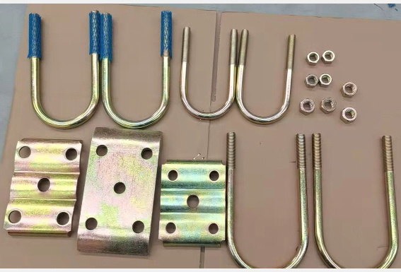 Yellow Zinc Plated U Bolts with Nuts