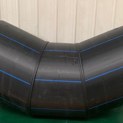 45 Degree Pipe Bend, DN500, PN10, HDPE PE100