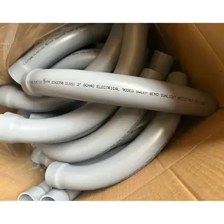 UPVC 90 Degree Bend, UL 651, 1–4 IN, Sunlight Resistant, BE