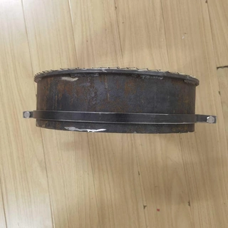 Carbon Steel End Caps, 12 Inch, Quick-fit, with Bird Screen