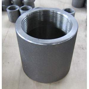 ASTM A105 Full Coupling, ASME B16.11, 4IN, CL3000, Galvanized