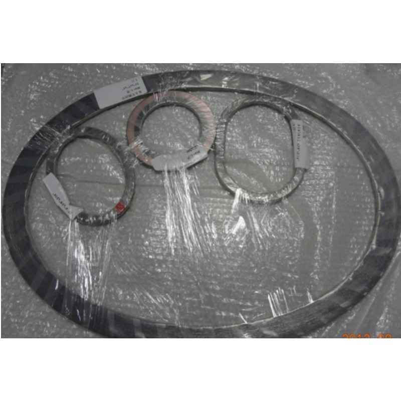 Obround Metal Gasket, 3-1/4 x 4-1/2 x 3/8 Inch, AISI 304