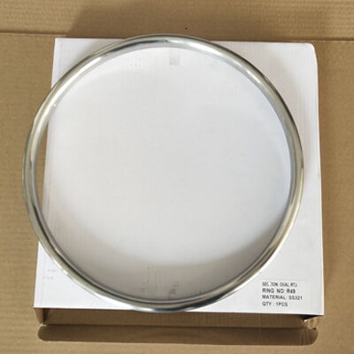 Stainless Steel RTJ Gasket, Oval, ASME B16.20, SS 321, R49