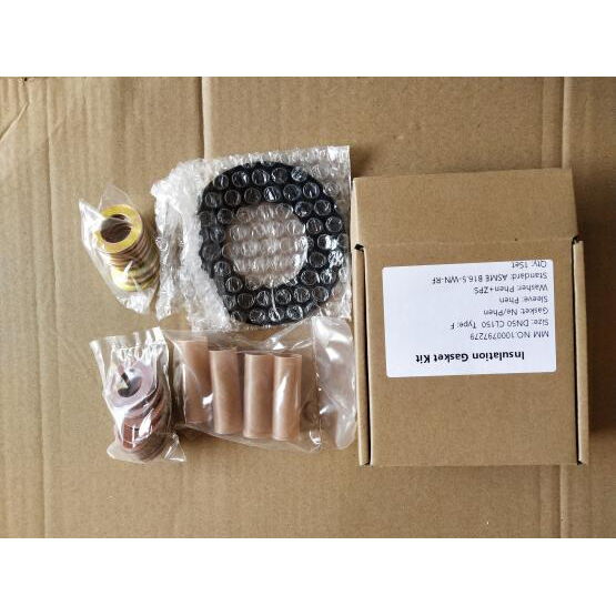 Type F Flange Isolation Gasket Kit, ASME B16.5, 1 IN, 150 LB