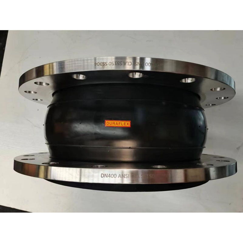 Flanged Rubber Expansion Joint, EPDM Bellows, 16 IN, CL 150