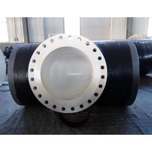 3LPE Equal Tee, Flanged, ANSI B16.5, SCH STD