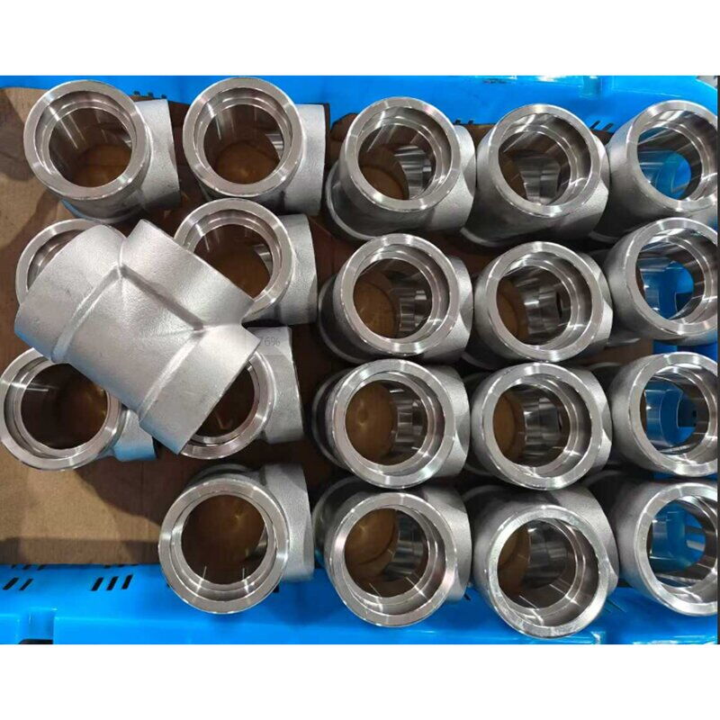 ASTM A182 F316L Pipe Tee, ASME B16.11, 2 Inch, CL3000 LB, SW