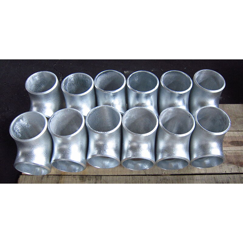 Butt Weld Equal Tee, ASTM A234 WPB, 4 IN, SCH STD, Galvanized