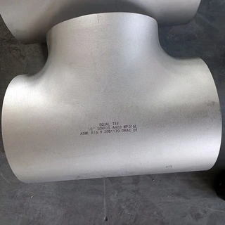 ASME B16.9 Seamless Equal Tee, A403 WP316L, 10 Inch, SCH 10S