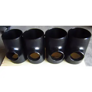 ASME B16.9 Unequal Tee, ASTM A420 WPL6, 10 * 6 IN, SCH 40, BW
