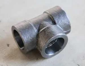 Forged Steel Tee, ASTM A105, 3000LB, 3/4 Inch, SW Ends