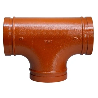 Grooved Pipe Tees, Ductile Iron, 3 Inch, OD 88.9 mm, 300 PSI
