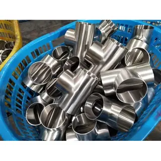 SS 304 Pipe Tee, Stainless Steel, 2 Inch, DN50, WT 2.77 mm
