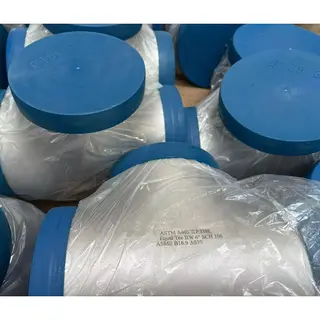 ASME B16.9 Equal Tees, A403 WP316L, 6 IN, SCH 10S, Butt Weld