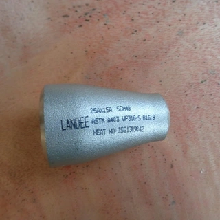 Stainless Steel Concentric Reducer, A403 WP316, 1*1/2 IN, BW