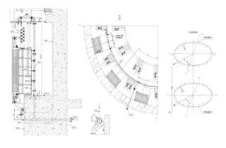 The layout of the generator fire protection pipe