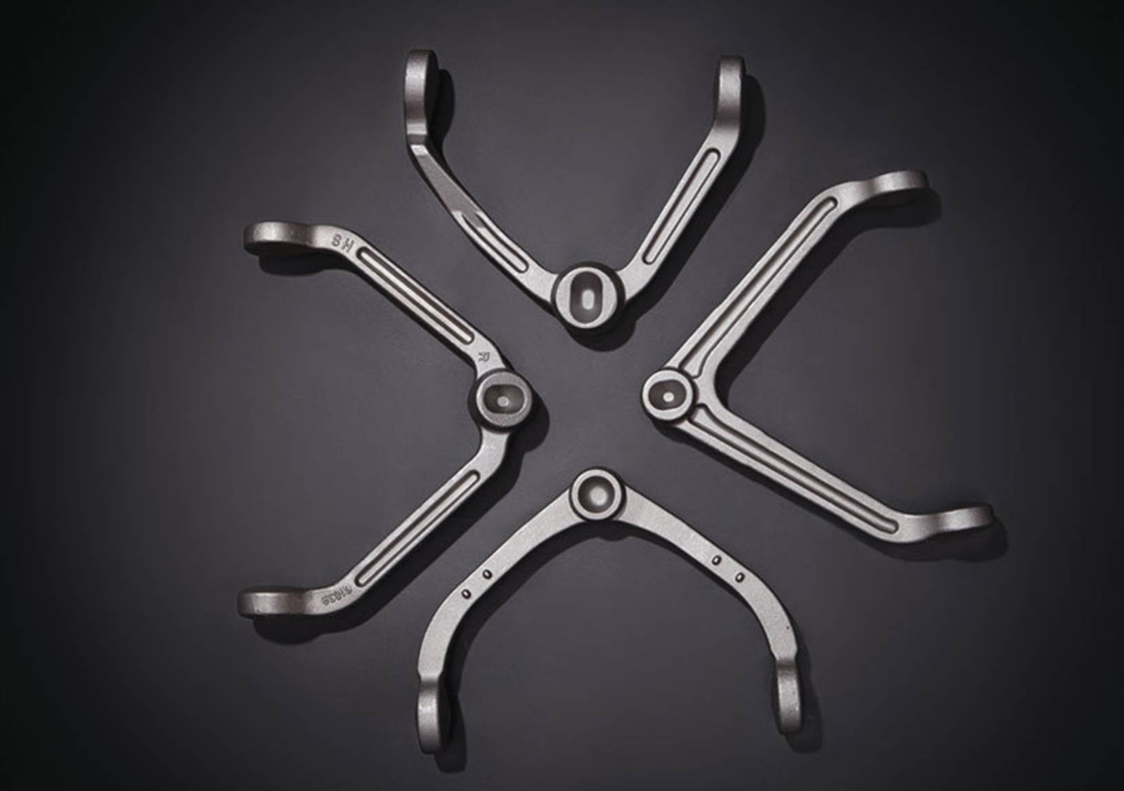 Control arm forging.Chasis component.Automobile suspension forged part