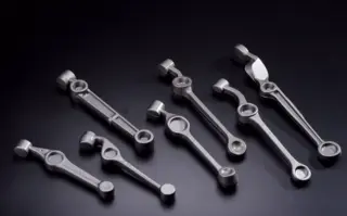 Forged control arm for automobile