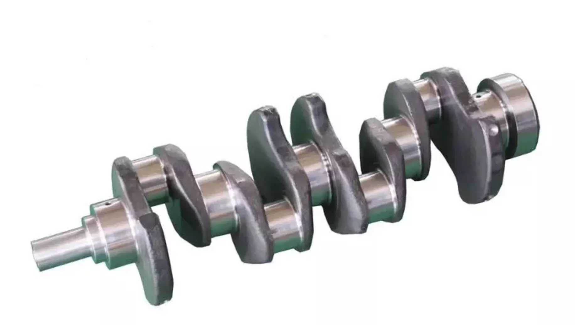 Front View of Forged Crankshaft