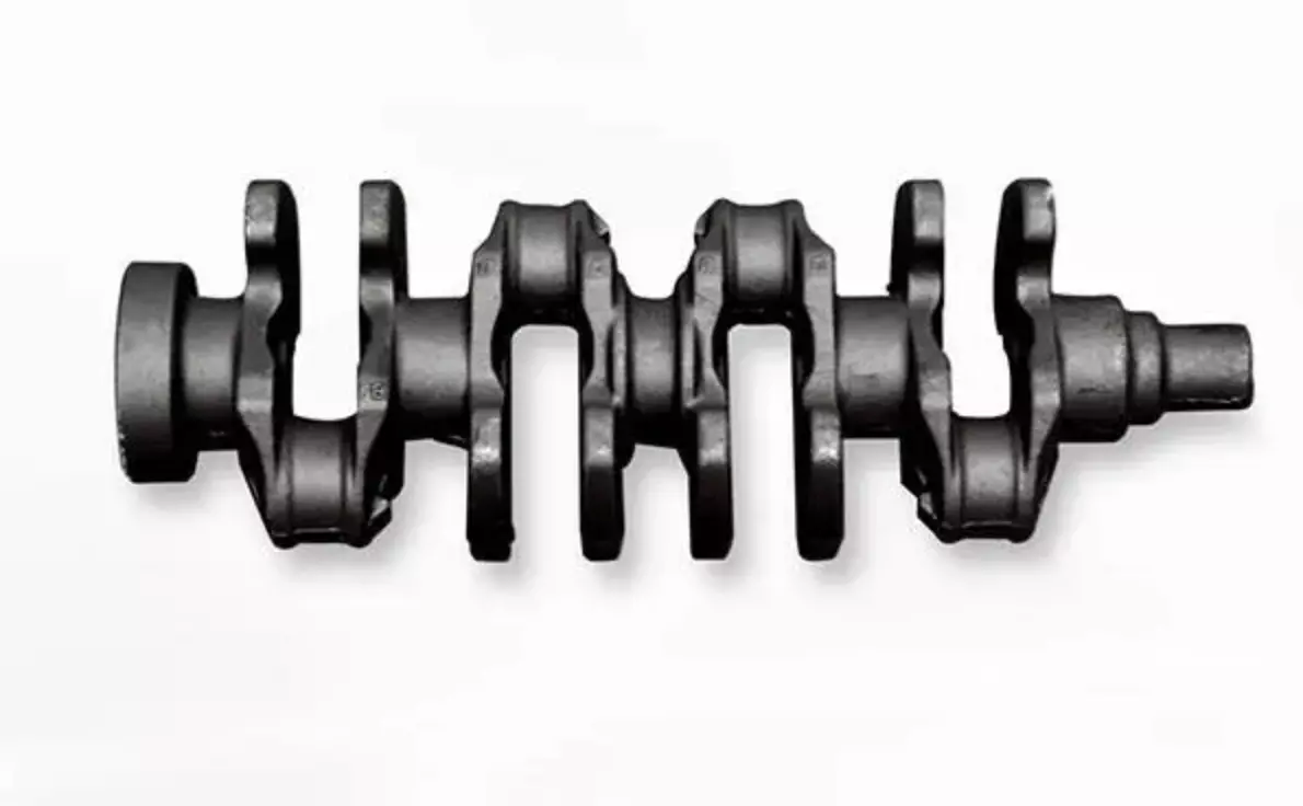 Top View of Forged Crankshaft