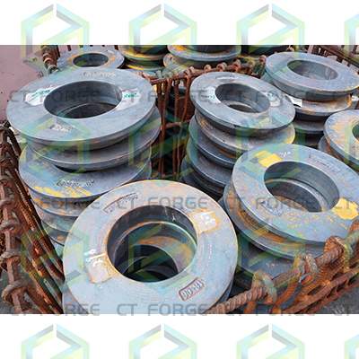 Railway Carbon Steel DIN ST52-3 Train Components, Roll Ring Forging