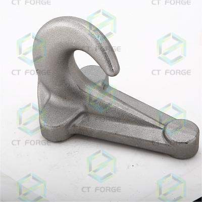 Heavy dute forged hook Carbon Steel Hook Forgings Hot Forging Hardware Parts