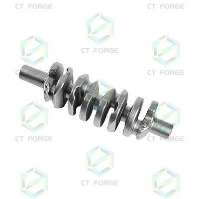 Forged Crankshaft, Carbon Steel ASTM 1045, Automobile Part