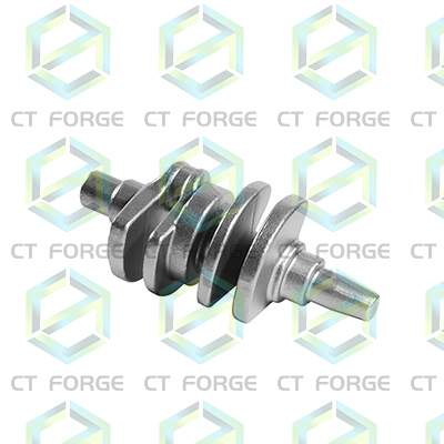 Forged Crankshaft, Carbon Steel ASTM 1045, Hot Forging