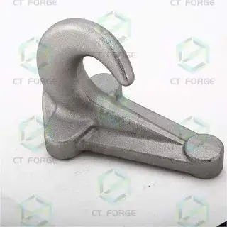 Heavy dute forged hook Carbon Steel Hook Forgings Hot Forging Hardware Parts